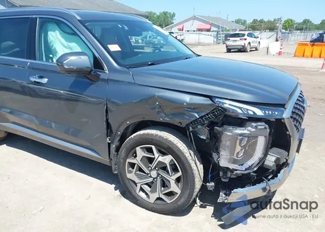 2022 Hyundai Palisade Calligraphy from USA, damaged, VIN KM8R74HEXNU351889